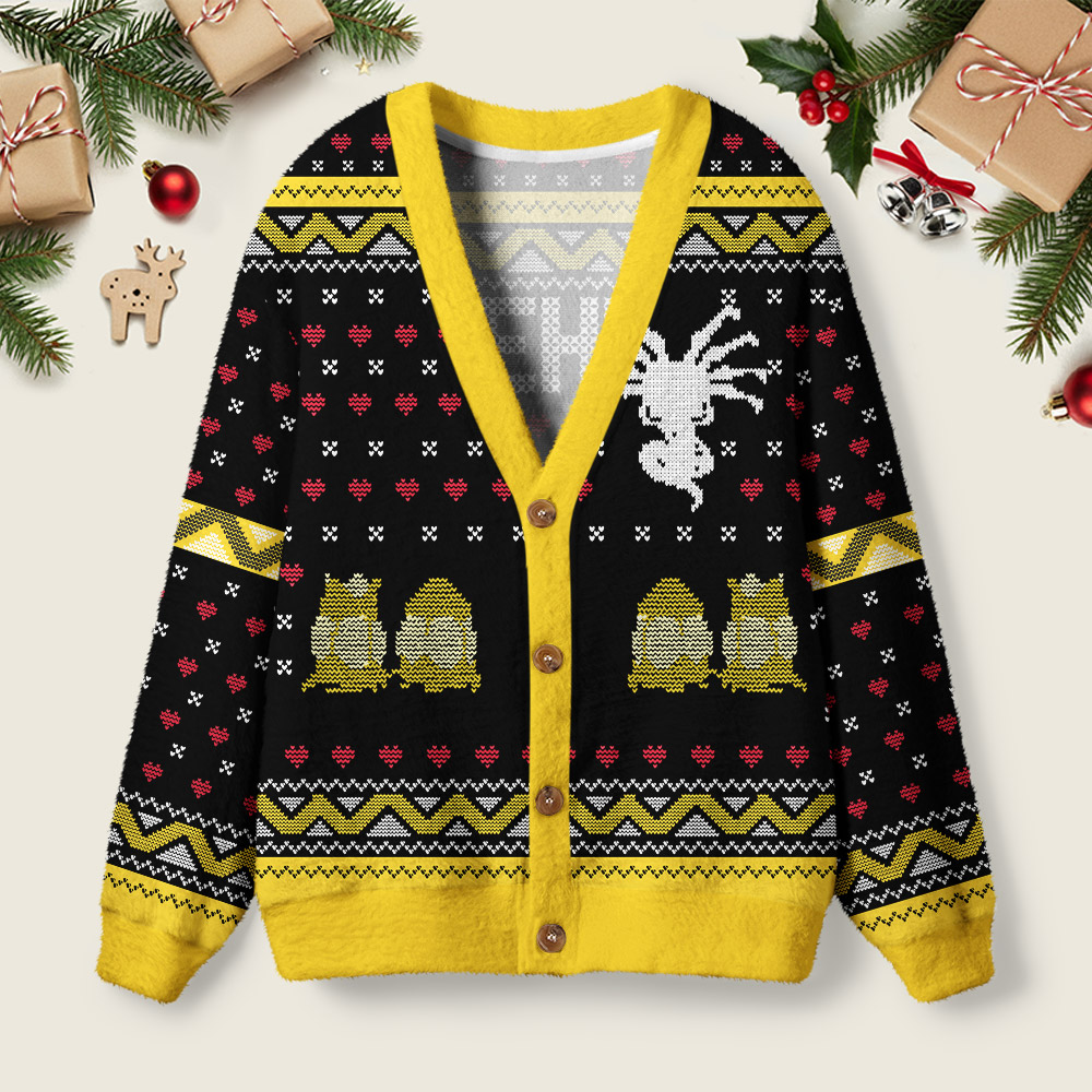 Free Hugs For Everyone Geek Ugly Cardigan Sweaters
