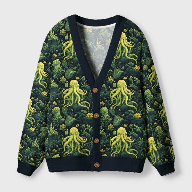 Cthulhu Geek Ugly Cardigan Sweaters