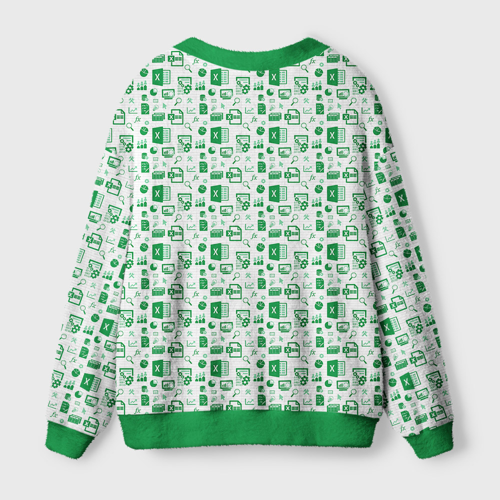 Spreadsheet Geek Ugly Cardigan Sweaters