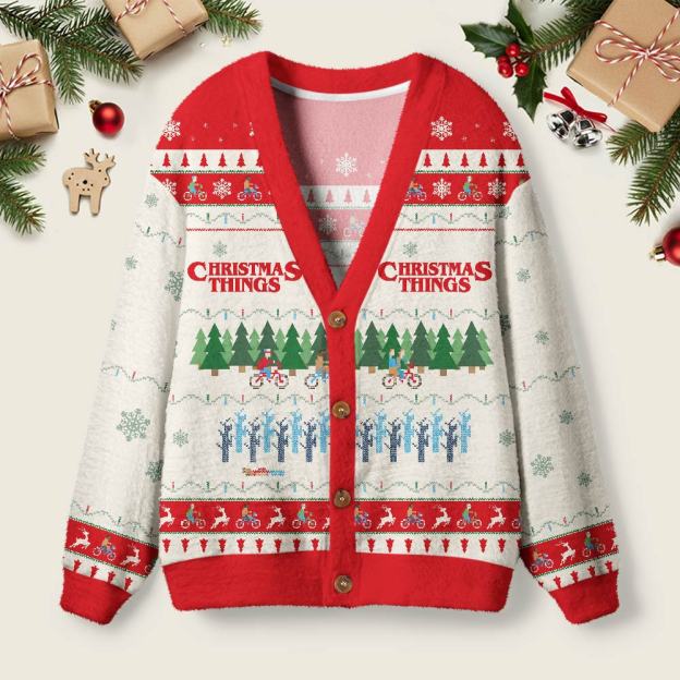 Christmas Thing Geek Ugly Cardigan Sweaters