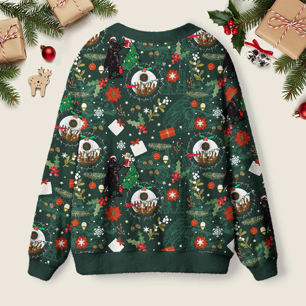 Christmas Scifi Wars Master Geek Ugly Cardigan Sweaters