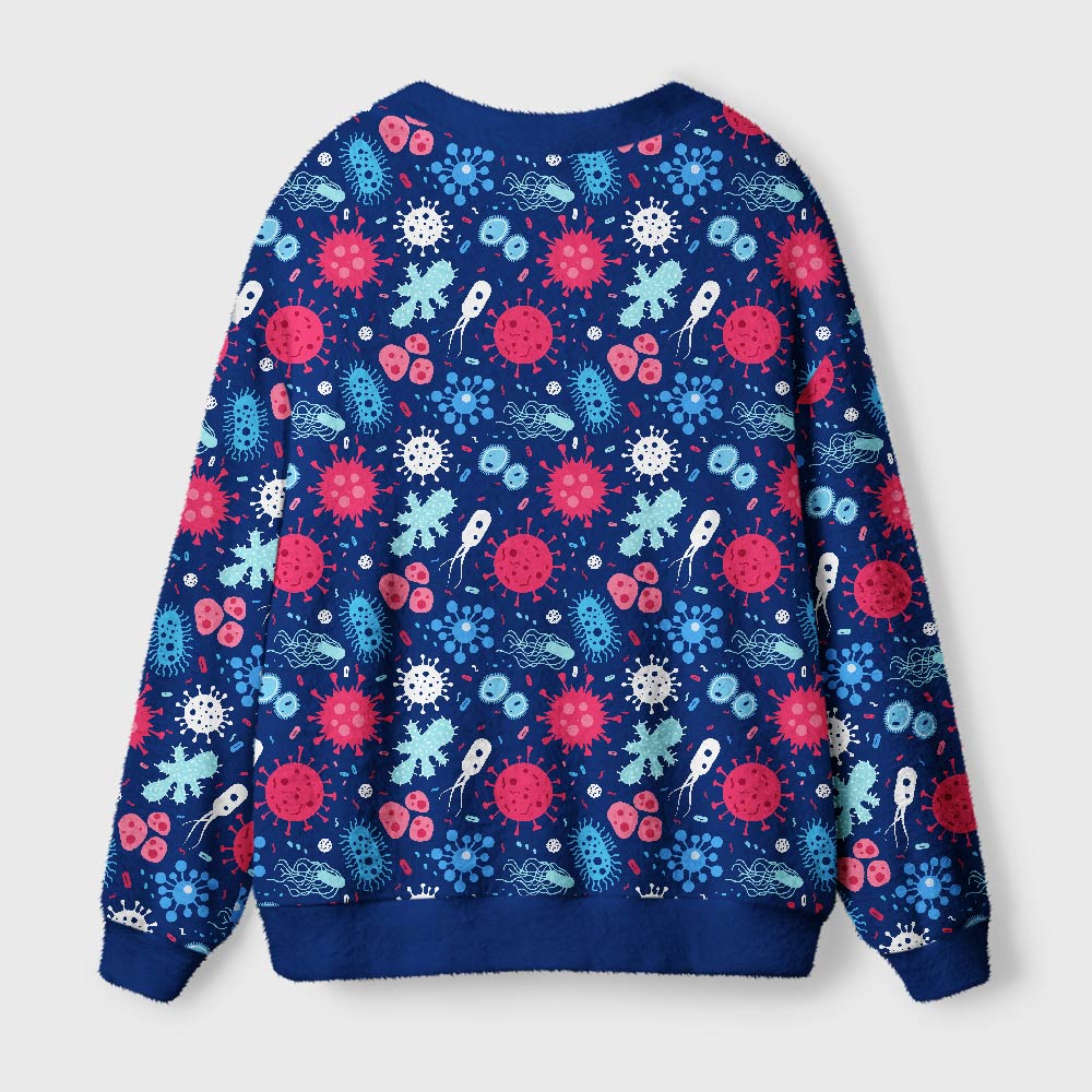 Bacteria Viruses Biology Geek Ugly Cardigan Sweaters