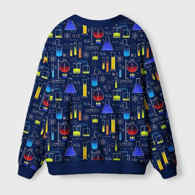 Chemistry Lab Geek Ugly Cardigan Sweaters