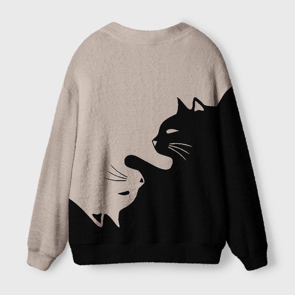Cats Rule Geek Ugly Cardigan Sweaters