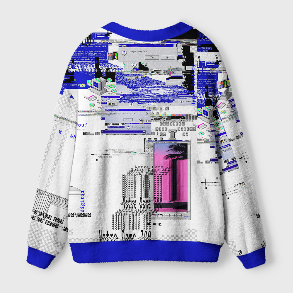 Windows Failure Geek Ugly Cardigan Sweaters
