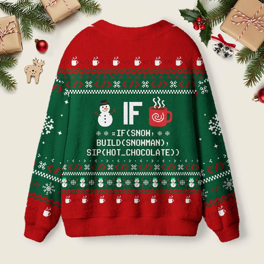 IF Code Geek Ugly Cardigan Sweaters