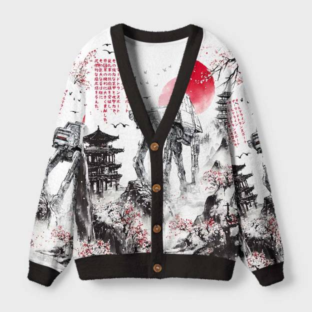 Ink Walker Geek Ugly Cardigan Sweaters