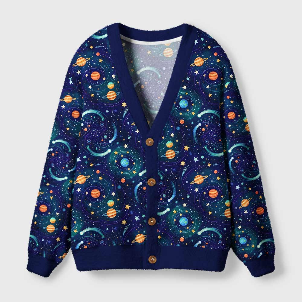 Interstellar Dream Voyage Geek Ugly Cardigan Sweaters