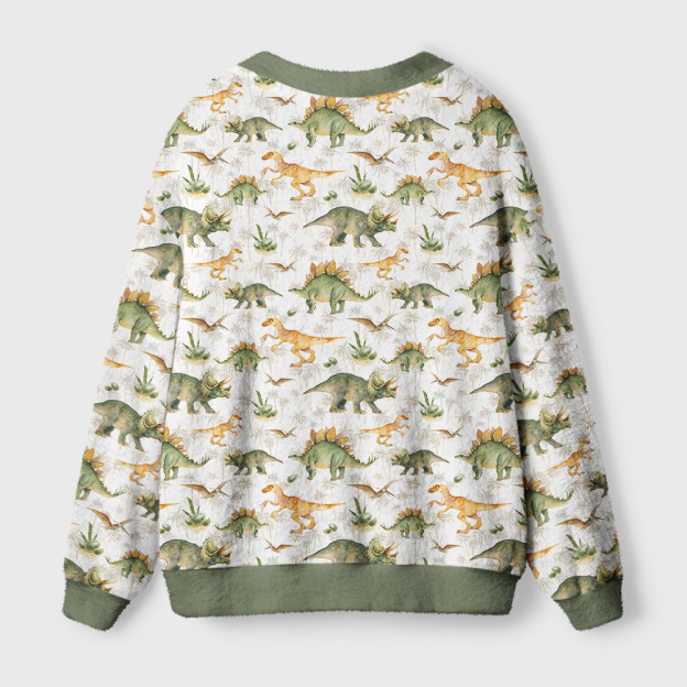 Ancient Dinosaurs Geek Ugly Cardigan Sweaters