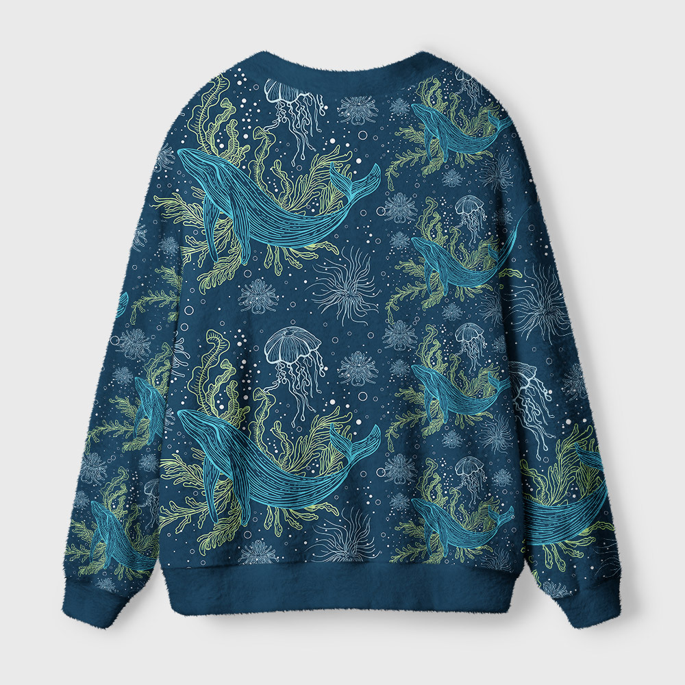 Fantastic Marine Life Geek Ugly Cardigan Sweaters