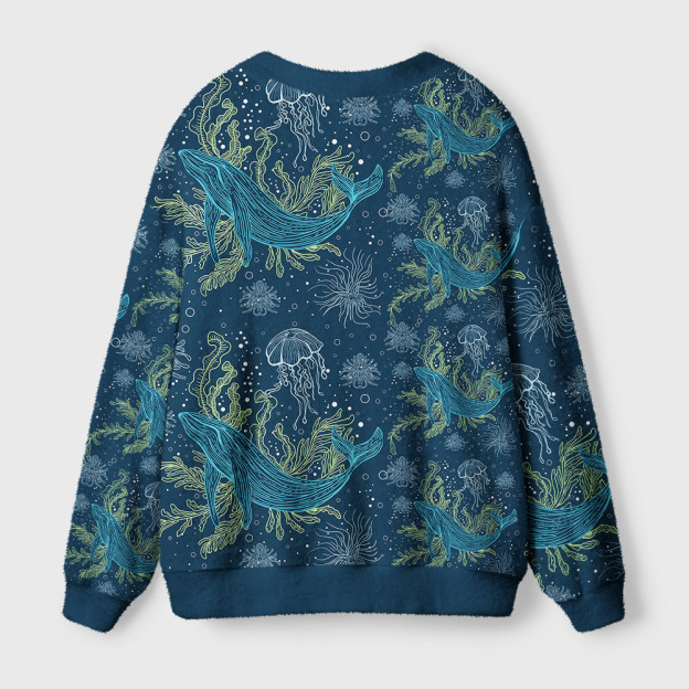 Fantastic Marine Life Geek Ugly Cardigan Sweaters