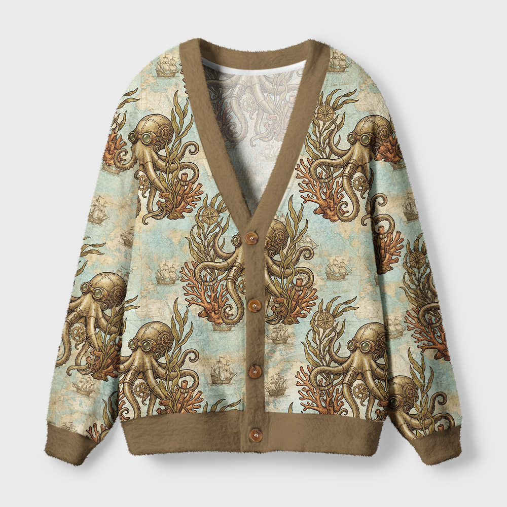 Octo Atlas Geek Ugly Cardigan Sweaters