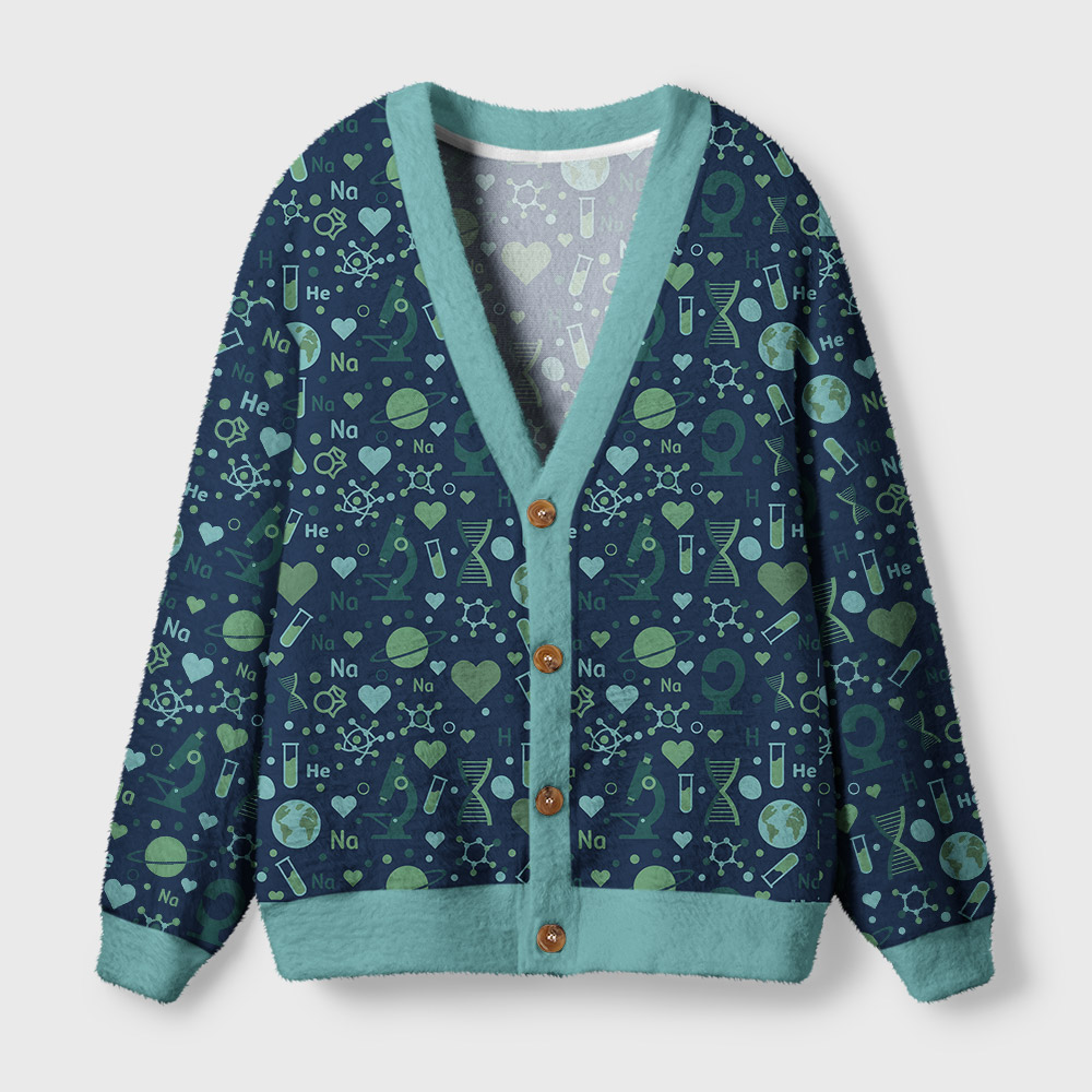 Beauty of Science Geek Ugly Cardigan Sweaters