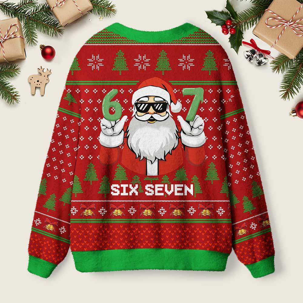 Santa 67 Geek Ugly Cardigan Sweaters