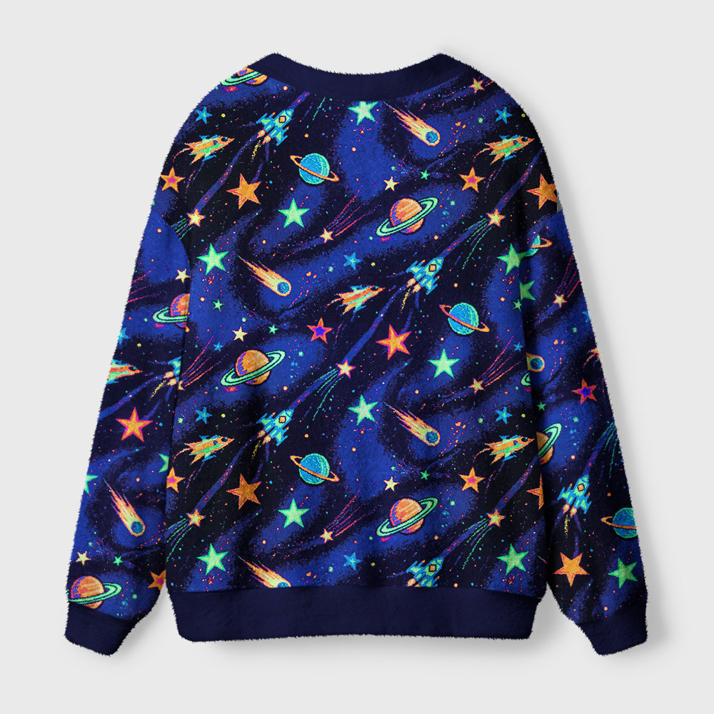 Cosmic Voyage Geek Ugly Cardigan Sweaters