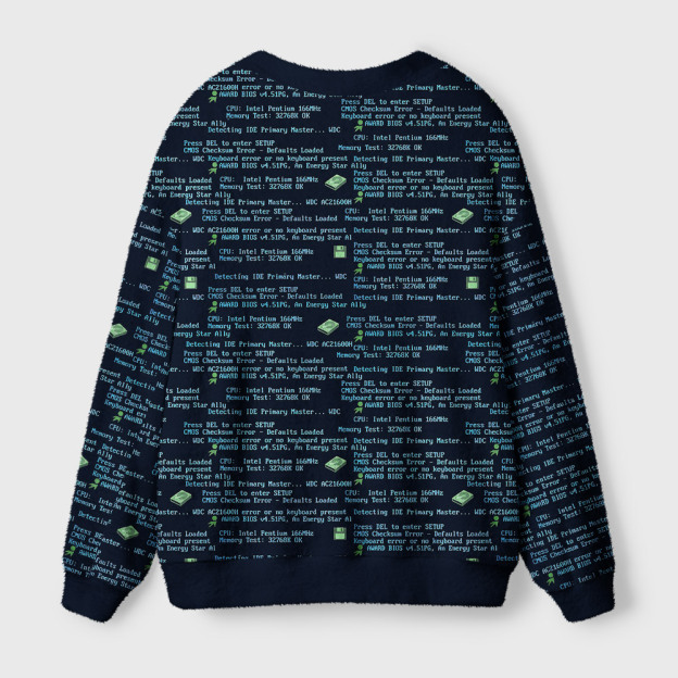 Data Stream Geek Ugly Cardigan Sweaters