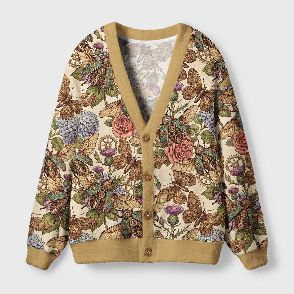 Geeksoutfit Mechanical Garden Geek Ugly Cardigan Sweaters  for Sale