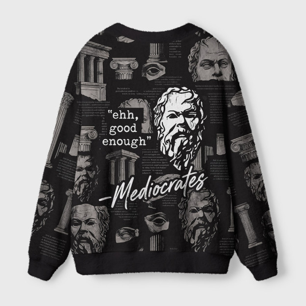Mediocrates Geek Ugly Cardigan Sweaters