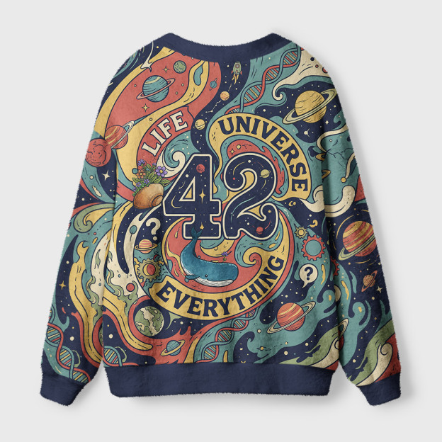 Answer To Life The Universe And Everything Geek Ugly Cardigan Sweaters