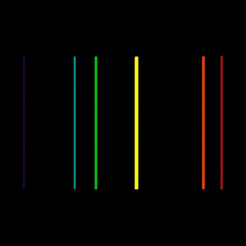 Helium Emission Spectrum Geek T-Shirt