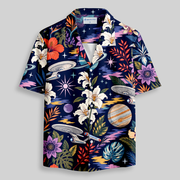 Celestial Botanica Button Up Pocket Shirt