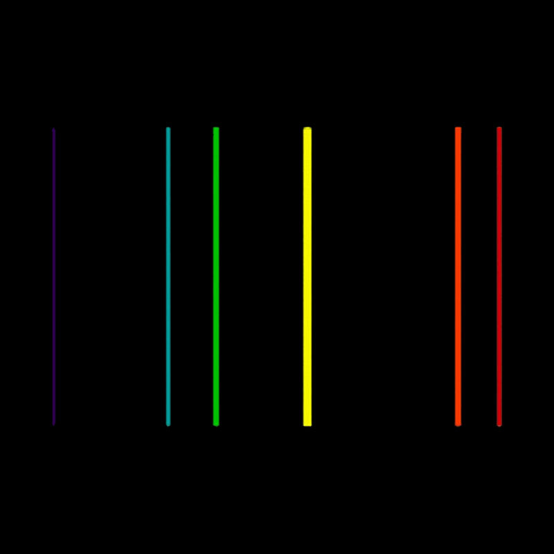 Helium Emission Spectrum Geek T-Shirt