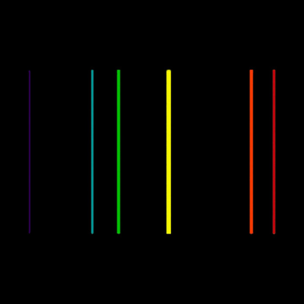 Helium Emission Spectrum Geek T-Shirt