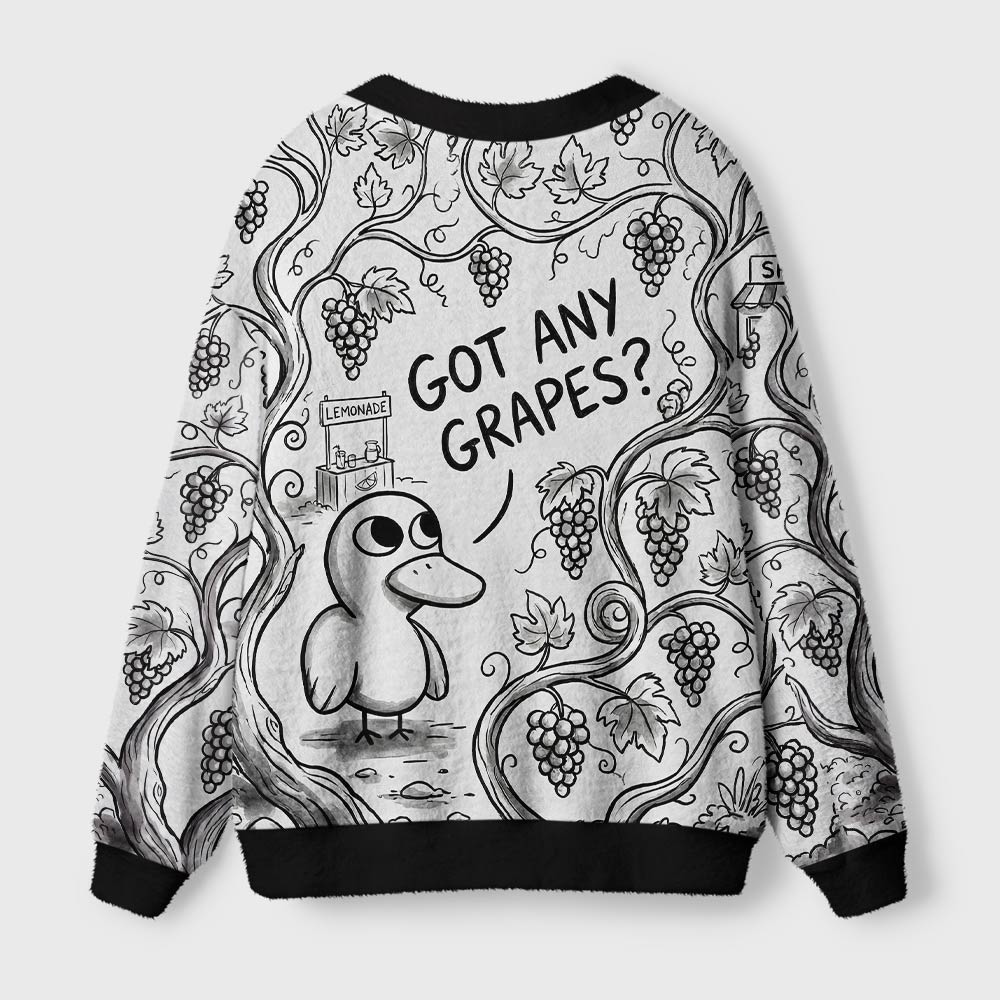 Got Any Grapes Geek Ugly Cardigan Sweaters