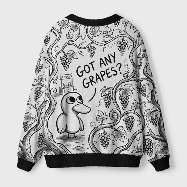 Got Any Grapes Geek Ugly Cardigan Sweaters
