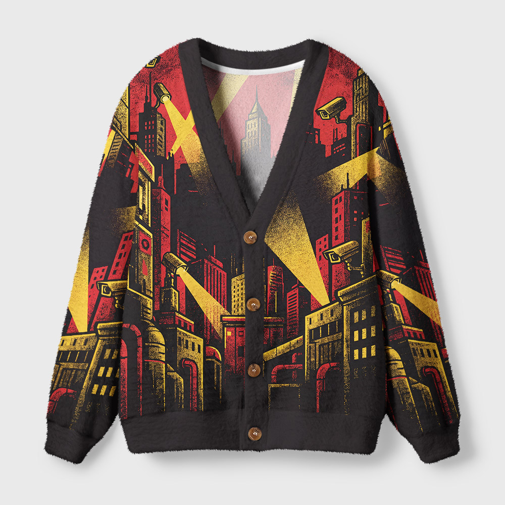 Make Orwell Fiction Again Geek Ugly Cardigan Sweaters
