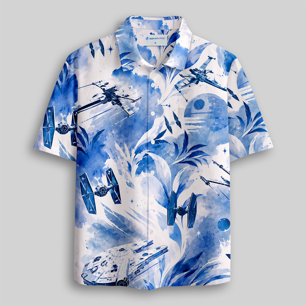 Blue Orbit Button Up Pocket Shirt