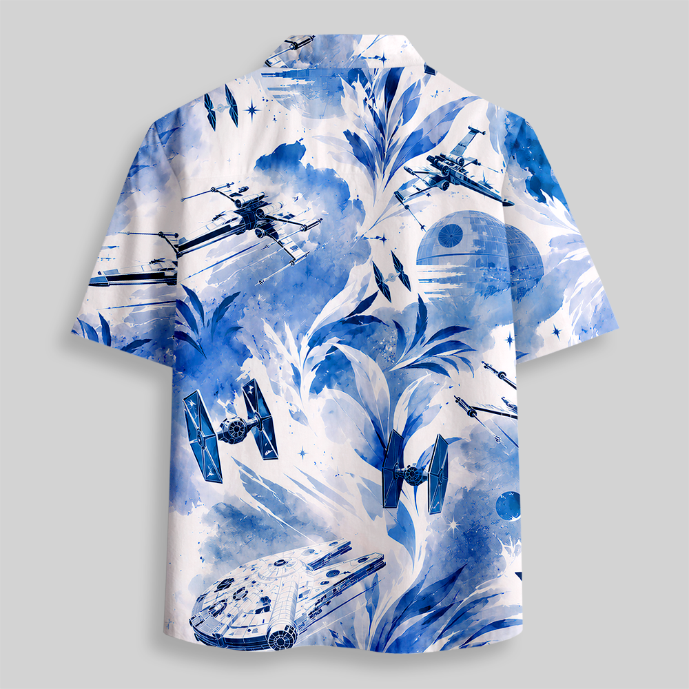 Blue Orbit Button Up Pocket Shirt