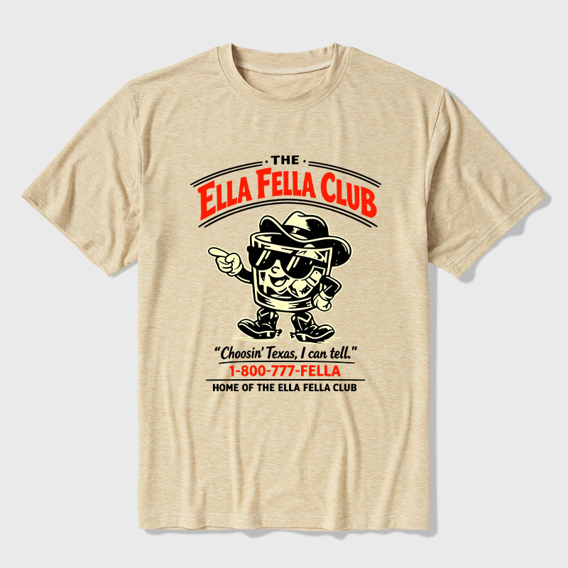 The Ella Fella Club Choosin Texas Ultra Soft Heather Tees