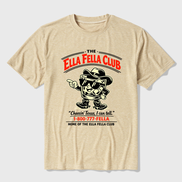 The Ella Fella Club Choosin Texas Ultra Soft Heather Tees