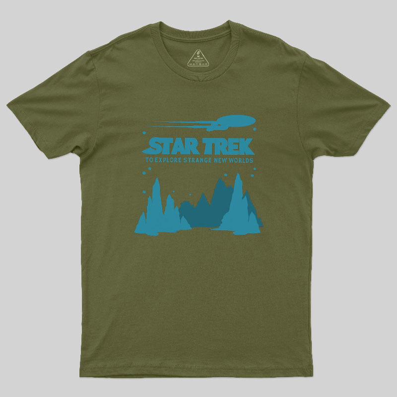 Explore New Worlds Geek T-Shirt
