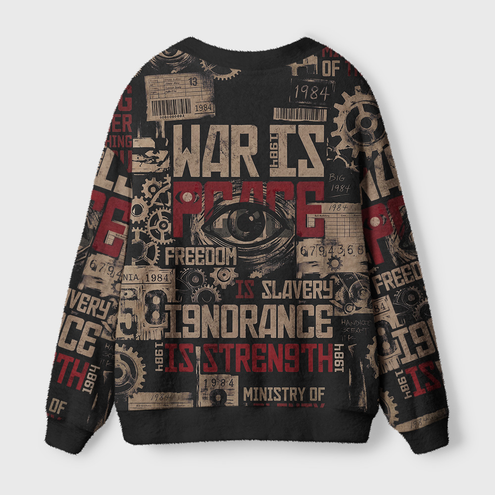 War Is Peace Geek Ugly Cardigan Sweaters