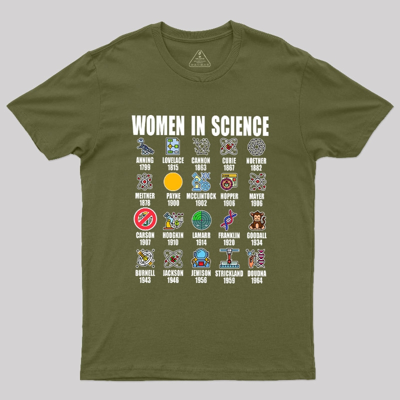 Women in Science Geek T-Shirt