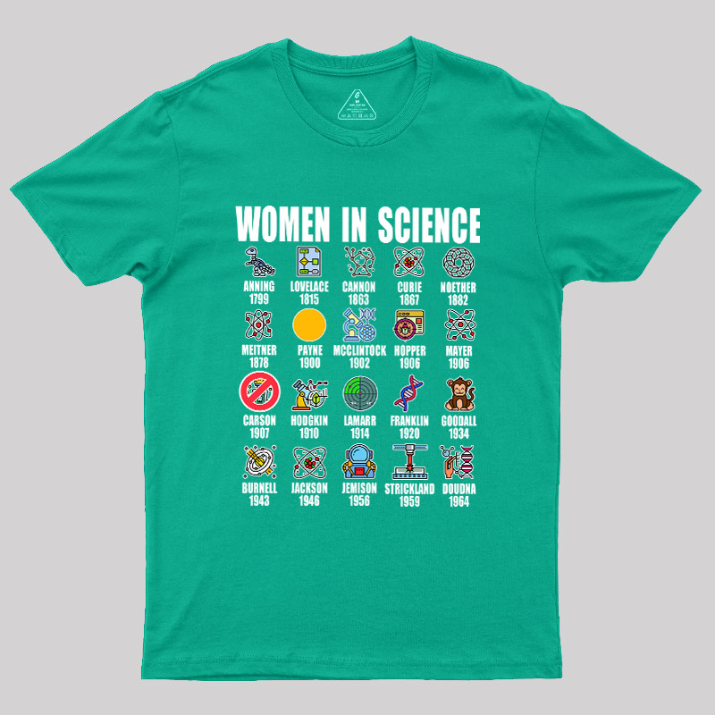 Women in Science Geek T-Shirt