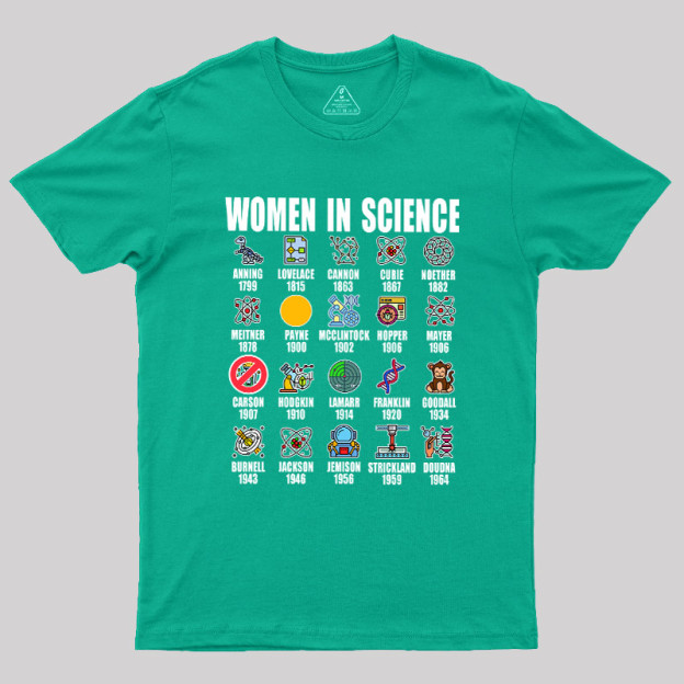 Women in Science Geek T-Shirt