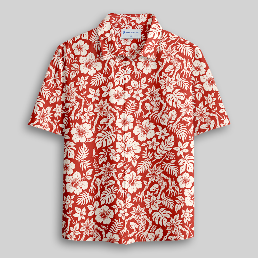 Predatory Bloom Button Up Pocket Shirt