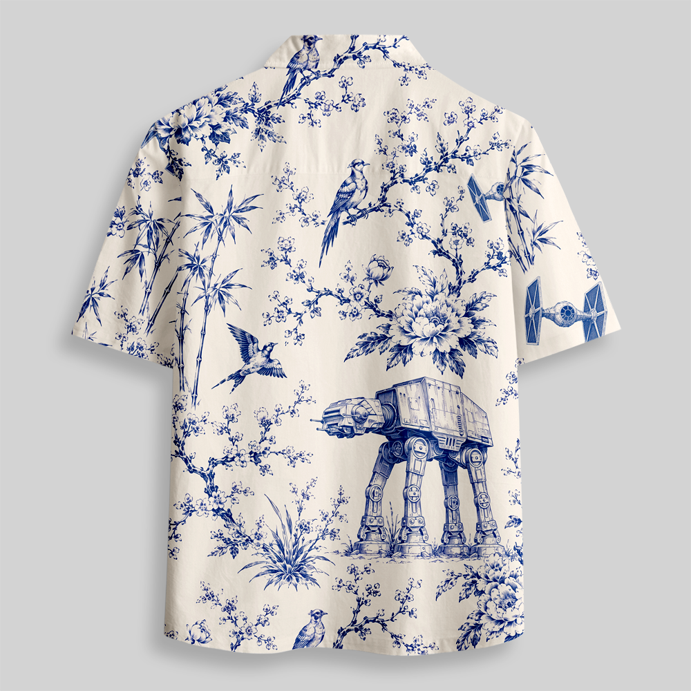Porcelain Patrol Button Up Pocket Shirt