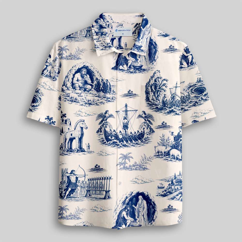 Mythic Voyage Button Up Pocket Shirt