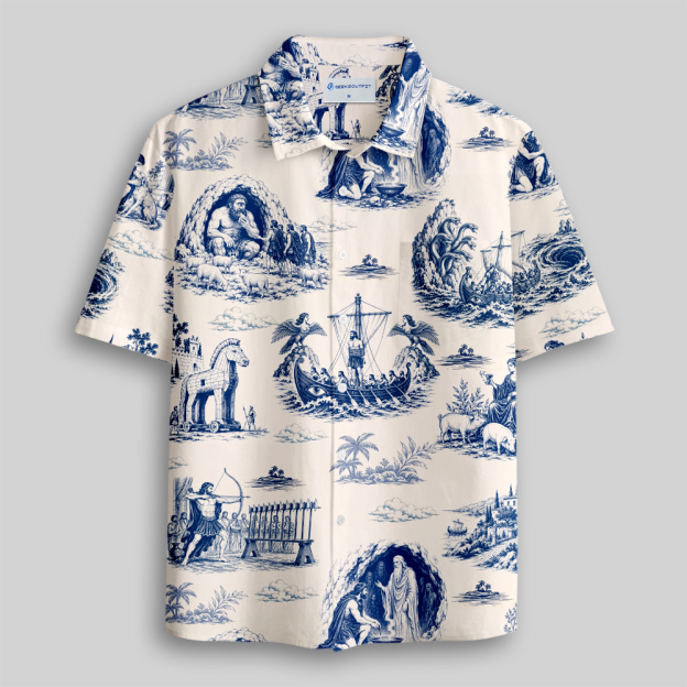 Mythic Voyage Button Up Pocket Shirt