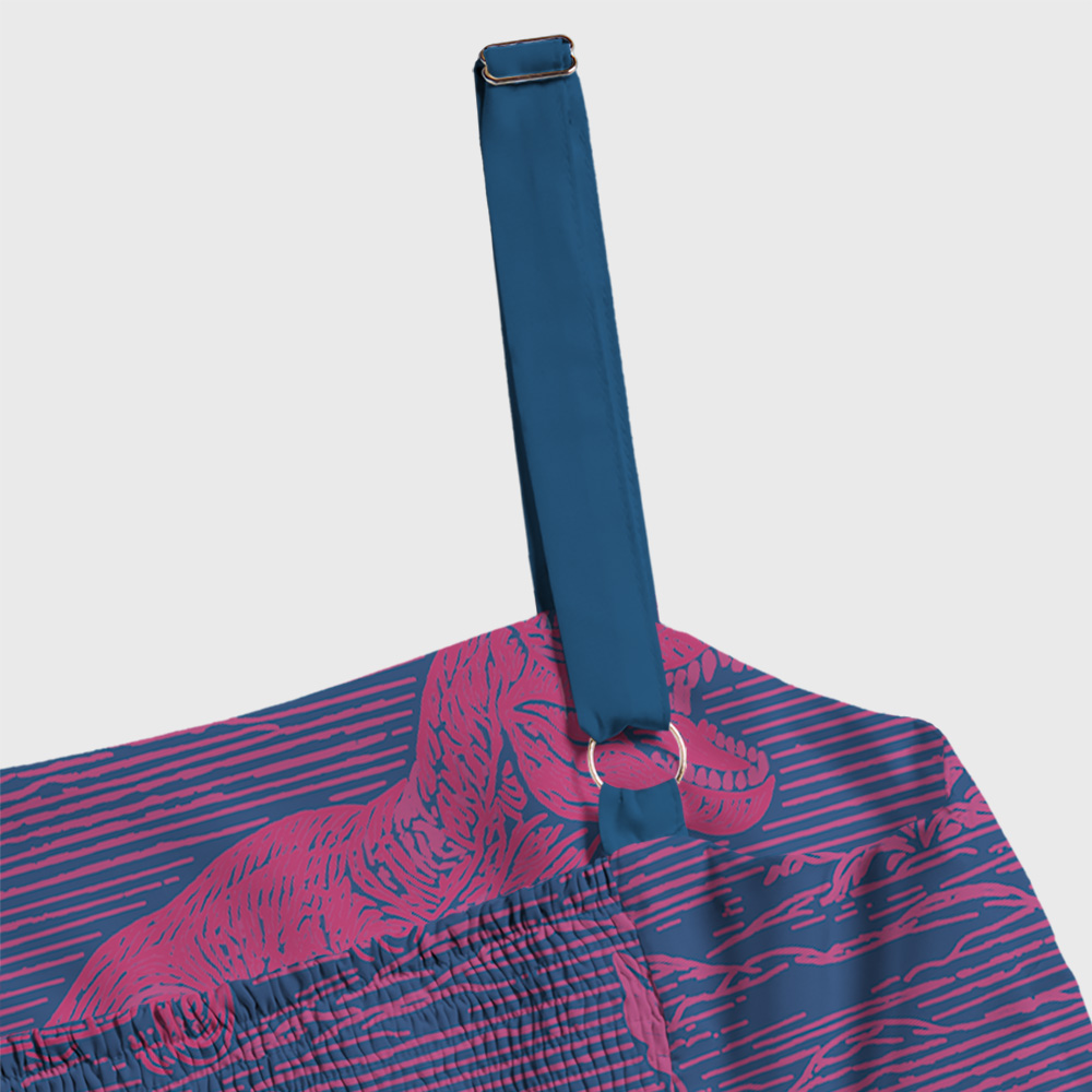 Jurassic Dinosaur DNA Microscope Geek Tiered Cami Maxi Dress