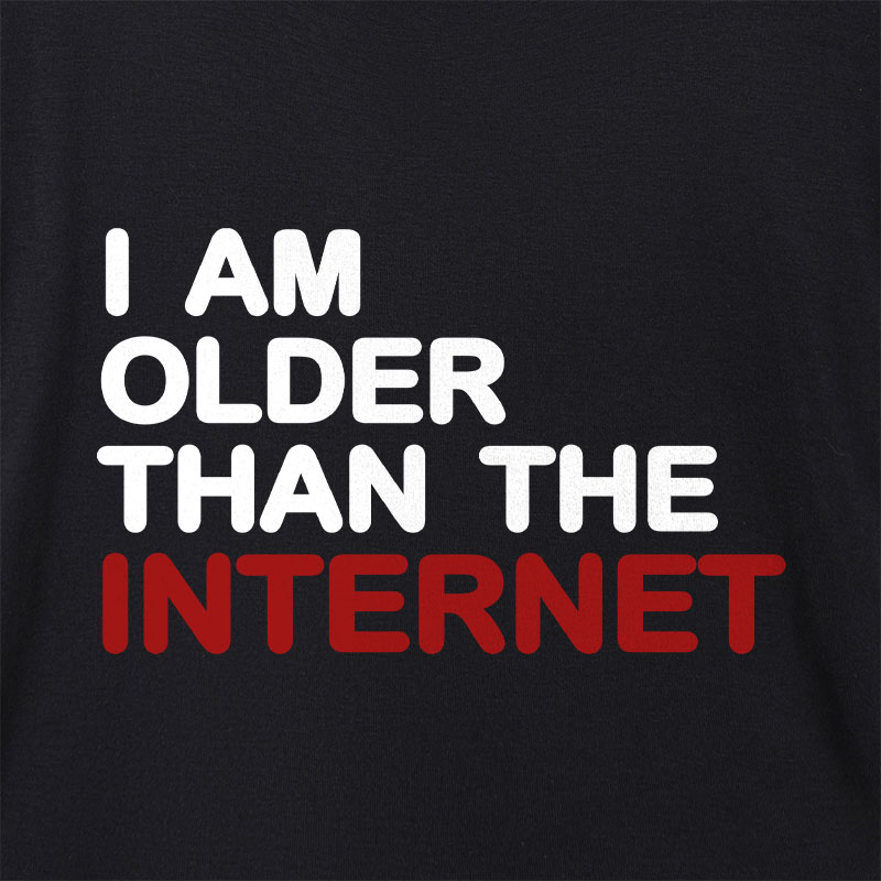 I Am Older Than The Internet Geek Dolman Sleeve V-Neck Shirt