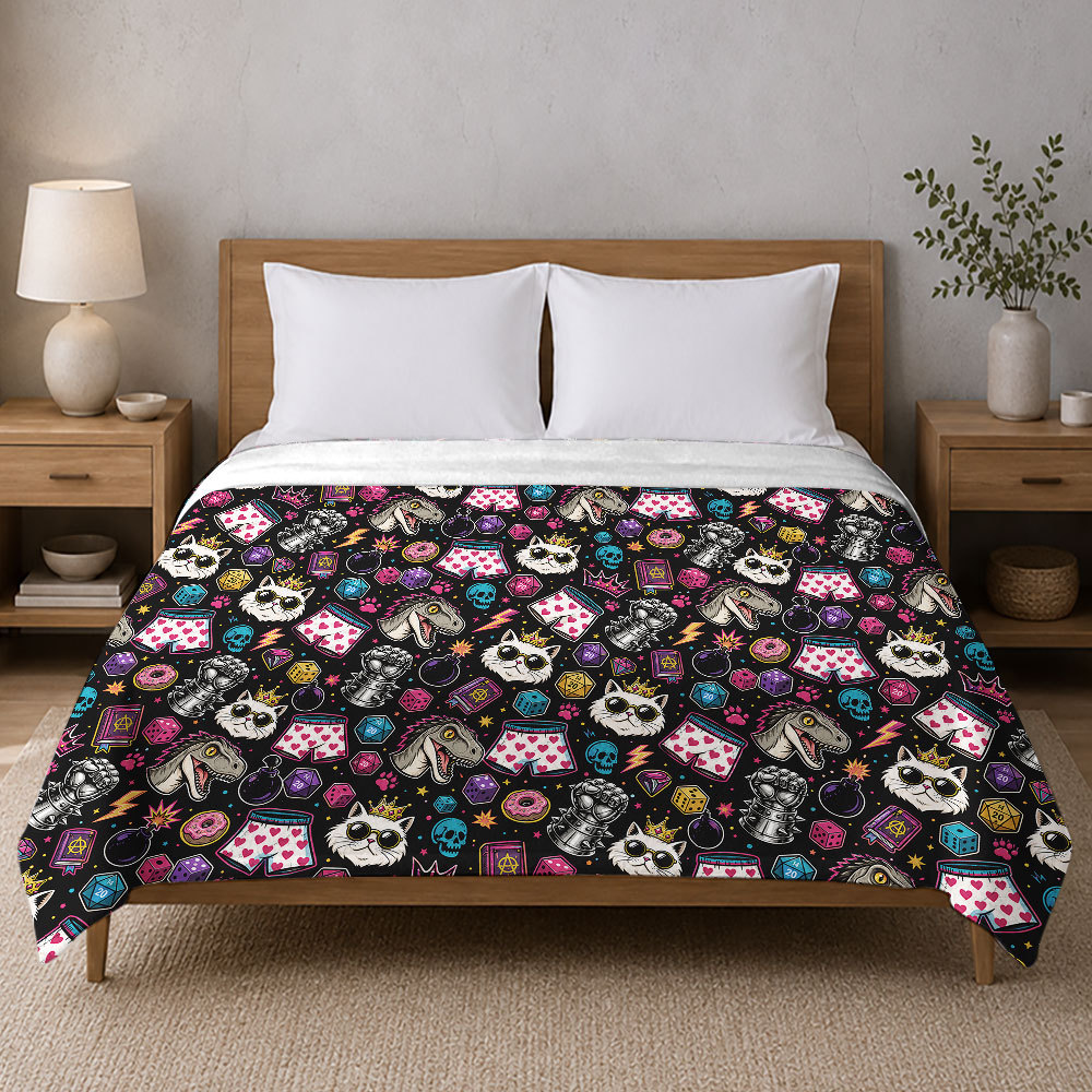 Geeksoutfit Worldwide Blessing Symbols Flannel Blanket for Sale