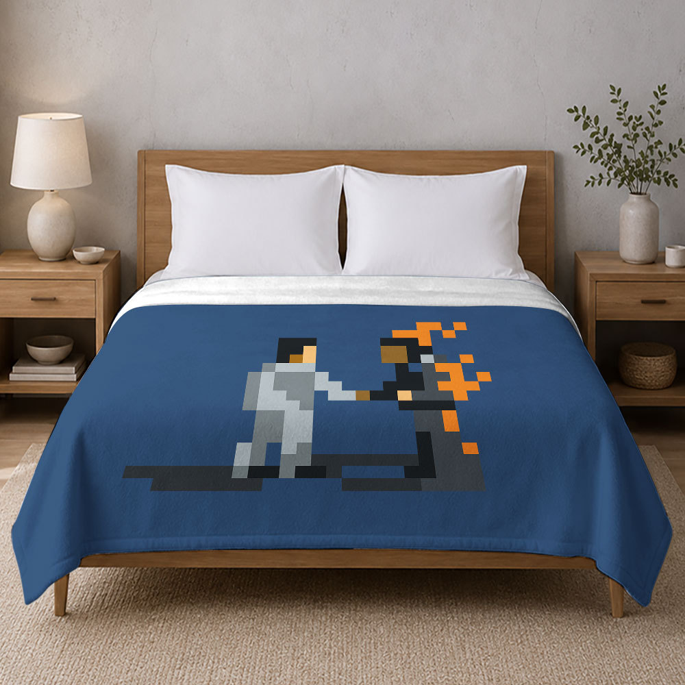 Geeksoutfit Worldwide Blessing Symbols Flannel Blanket for Sale
