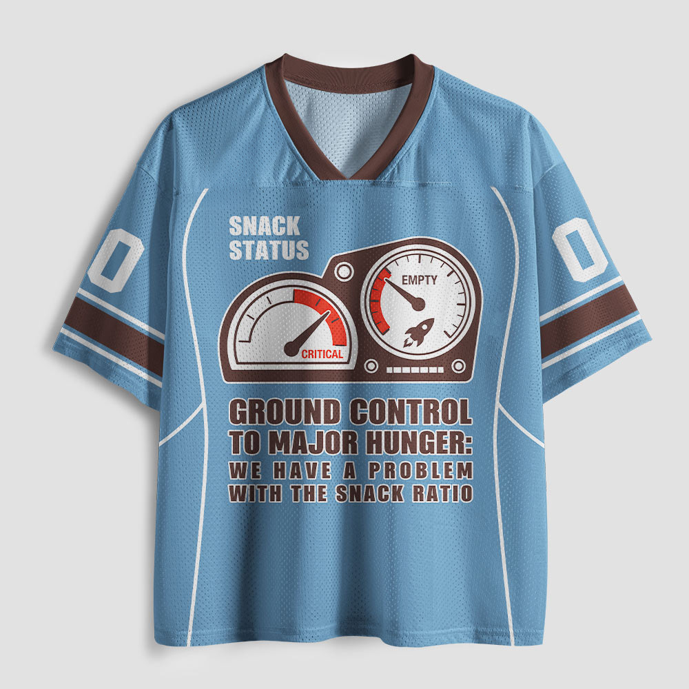 Geeksoutfit Snack Status Geek Mesh Jersey for Sale