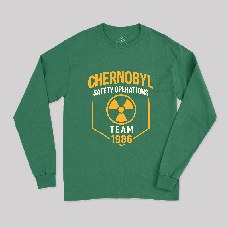 Chernobyl 1986 Safety Operations Team Geek Long Sleeve T-Shirt