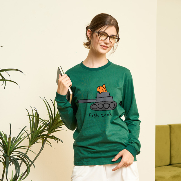 Fish Tank Geek Long Sleeve T-Shirt